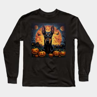 Doberman Halloween Long Sleeve T-Shirt